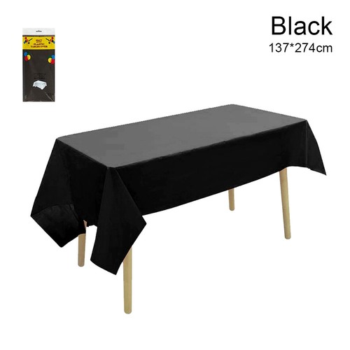 1Pcs 137x274cm Plastic Tablecloth Waterproof Table Cover for Retangle Table - Picture 13 of 14
