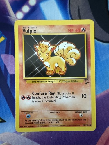 Pokemon TCG - Vulpix 099/130 Base Set 2 Regular - LP