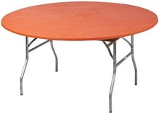 Kwik Covers 48" Round Fitted Plastic Table Covers Bundle of 5