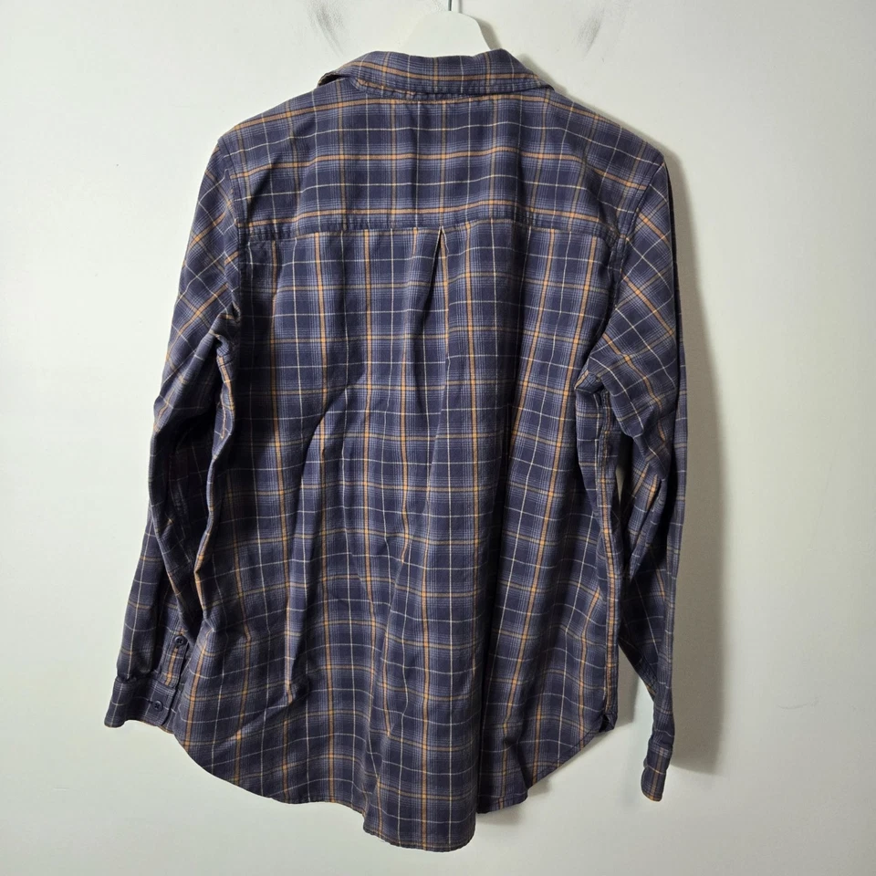Camisa REI Cooperativa Para Mujer Talla 1X Campwell Franela Suave Abotonada Púrpura Foto 4 de 4