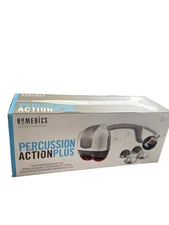Homedics HHP-351H Percussion Action Plus Handheld Massager White With Heat