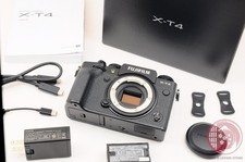 [ 12637 shots MINT in Box ] Fujifilm Fuji X-T4 XT4 Black 26.1MP Mirrorless Cl32