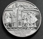 1986 Harold Sees Comet Edmund Halley’s Comet 1 Troy oz .999 Fine Silver Round
