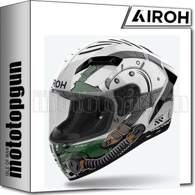 AIROH INTEGRALHELM FÜR MOTORRAD CONNOR CNAL17 ALLIGATOR GLOSS S
