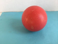 Vintage Croquet ball Replacement 2 3/4"  textured Hard Plastic Ball RED