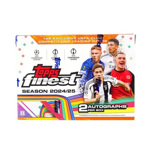 2024-25 Topps Finest UEFA Club Champions Soccer Hobby Box
