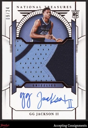 2023-24 National Treasures International GG Jackson II 9/24 RC PATCH AUTO RPA