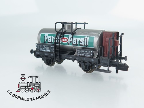 MG553 ESCALA N FLEISCHMANN 8435 k Kesselwagen PERSIL der DR - OVP - Imagen 2 de 11