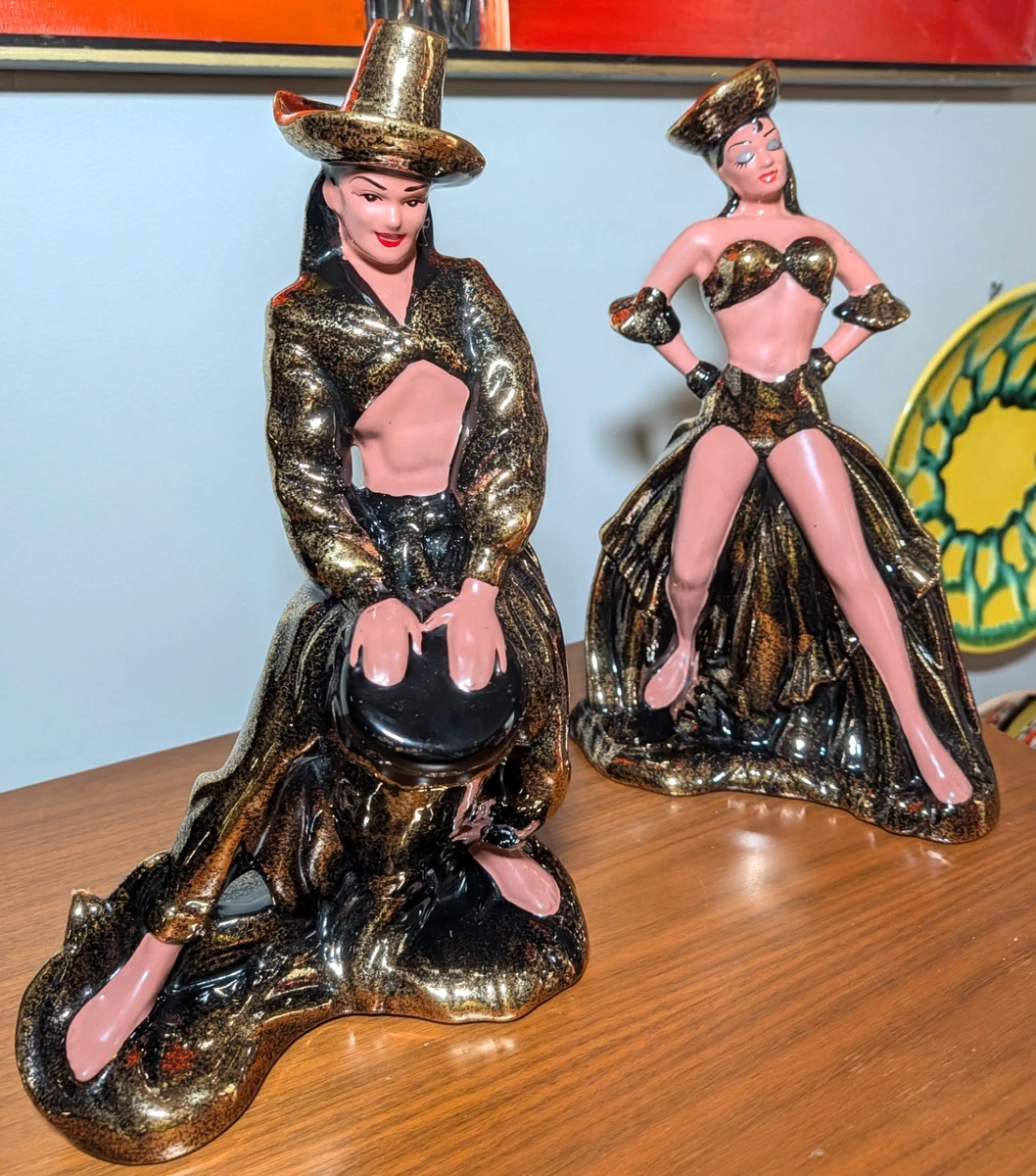 Black Ceramic Collectible Sculptures & Figurines 1950-1959 Time