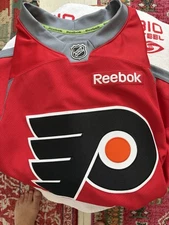 Pro Stock NHL Philadelphia Flyers Reebok Edge 3.0 Practice Jersey Red 52