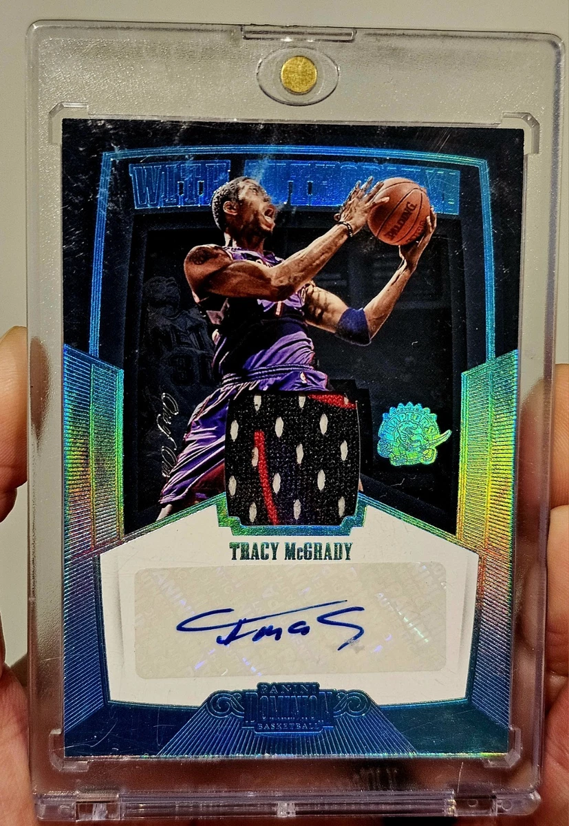 Panini Tracy McGrady Basketball Autographed Sports Trading Cards