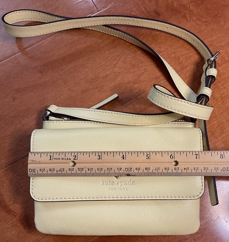 Kate Spade Yellow Greene Street Karlee Crossbody Handbag Purse - Picture 13 of 16