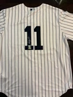 NY YANKEES ANTHONY VOLPE SIGNED NIKE ROOKIE JERSEY FANATICS AND MLB JUDGE JETER