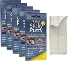 15oz Sticky Putty- Reusable Museum & Gallery Quality Adhesive Putty - White 