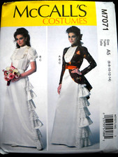 McCalls 7071 Victorian Blouse Jacket Skirt Misses size 6-14 Sewing Pattern