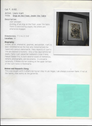 Louis Icart Orgy Signed Etching Print - Picture 4 of 4