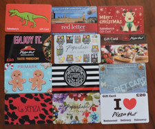 BARGAIN BUNDLE OF 12 ASSORTED UK GIFT CARDS. COLLECTORS ITEM. NO VALUE. LOT 38