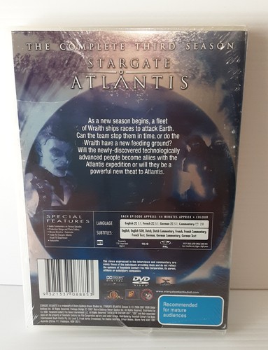 Stargate Atlantis The Complete Third Season DVD Region 4 - Picture 2 of 9