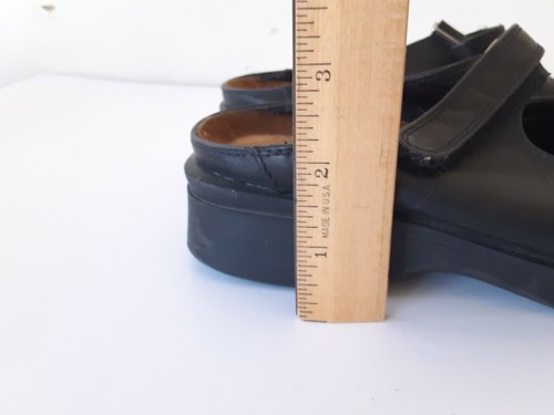 Naot Shoes Black Leather Slip On Mule Clog Womens 37 - Picture 8 of 12