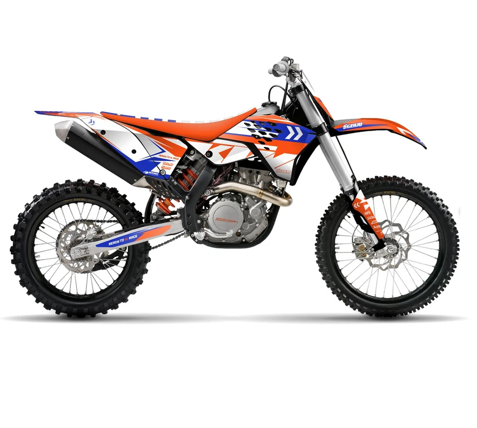 KTM Dekor EXC 125 200 250 300 400 450 530R 2008 2009 2010 2011 Aufkleber SCRUB - Bild 2 von 4