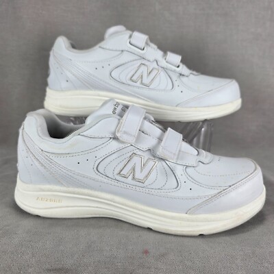 New Balance 577 Walking SL-2 Shoes Size Womens 9.5 Mens 8 Triple White WW577VW