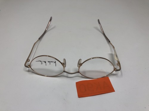 Nicole Miller Eyeglasses Frame HONEYCOMB GOLD 48/19/135 FRINGE OVAL AK90 - Picture 8 of 9
