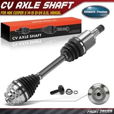 Front Left Cv Axle Assembly For Mini Cooper 2014-2024 2.0l Manual Transmission