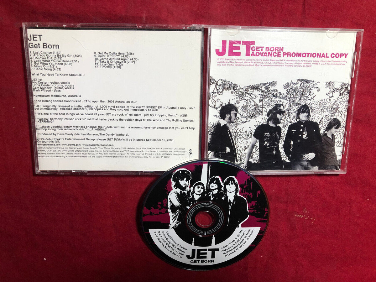 JET ~ GET BORN ADVANCE PROMO CD OF AUSTRALIAN HARD ROCKERS | eBay