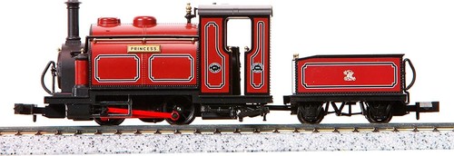 KATO 51-201A Narrow Gauge KATO/PECO (OO-9) Small England Princess Red Locomotive - Picture 2 of 5