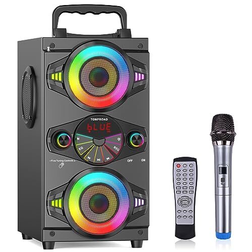 Bluetooth Speakers, 60W Portable Wireless Loud Outdoor Home Party Bluetooth - Picture 2 of 7
