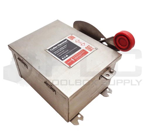 NEW EATON CUTLER-HAMMER DH361UWK SER B SAFETY SWITCH 30 AMP 3PH 600 VAC
