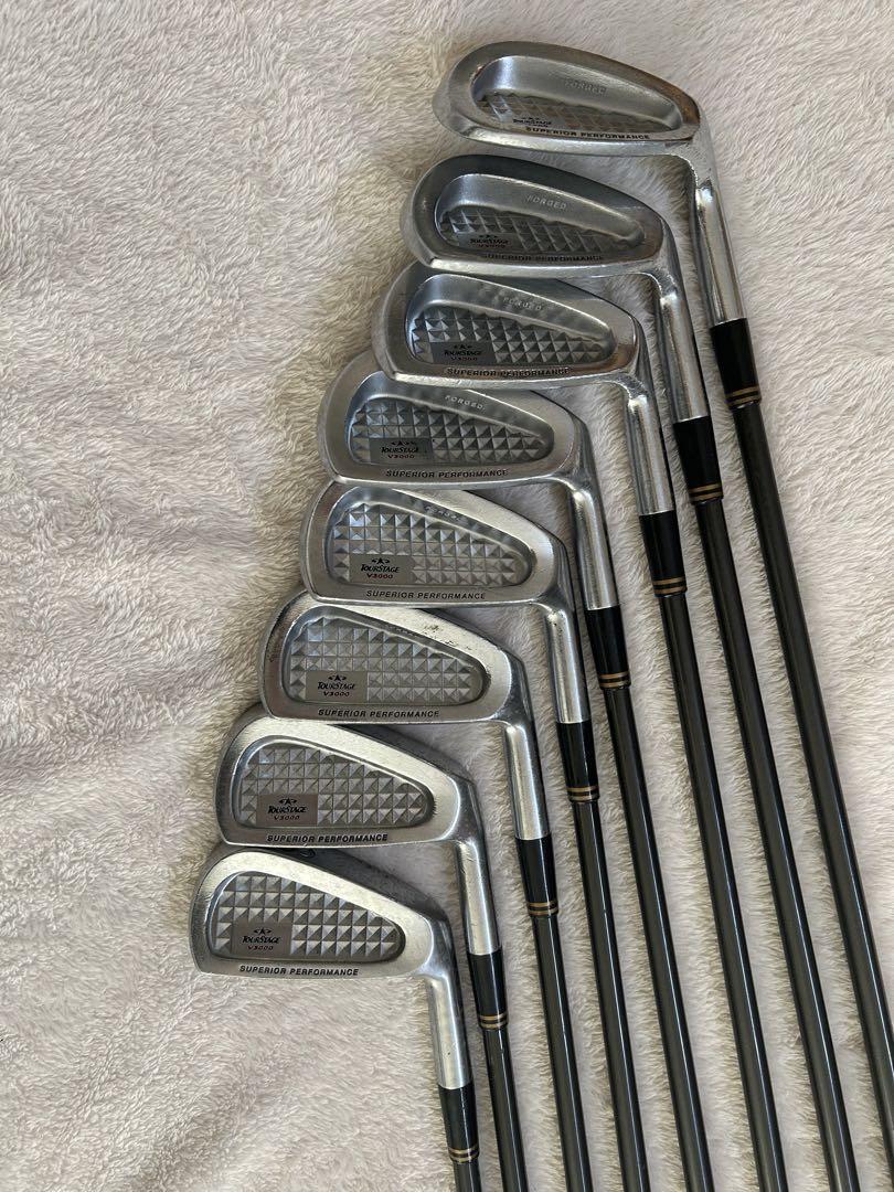 Set of 8 x Bridgestone Tourstage V3000 Irons 3-PW Regular Steel Shafts Set of 8 x Bridgestone Tourstage V3000 Irons 3-PW Regular Steel Shafts