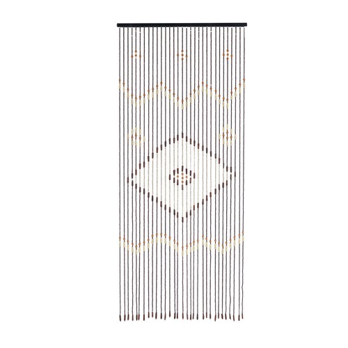 Natural Wooden Beaded Door Curtain 31 Lines Bedroom String Fly Curtain 90*208CM - Picture 4 of 18