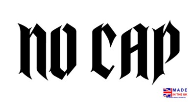 No Cap sticker, No Cap vinyl decal, Brain Rot sticker