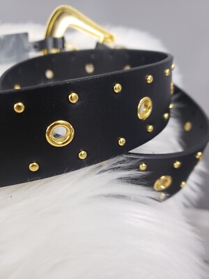 Elegant Bebe Black and Gold Women\'s Belt s-l1200.jpg main image 3