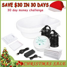 Upgrade Ionic Foot Bath Detox Machine for Home Improve Body w/ 100 Pcs Liners
