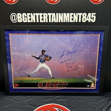 Doc Gooden Autographed New York Mets 23x34 Poster Signed Beckett BAS