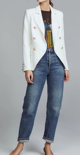 Lioness Women's Palermo Blazer-white size XS - Picture 3 of 5