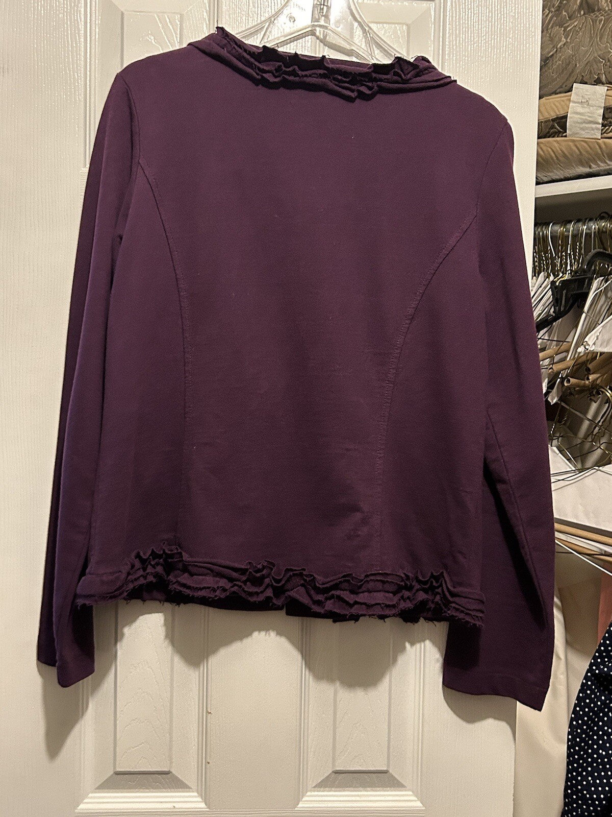 nick and mo jacket Large Burgundy. - image 2