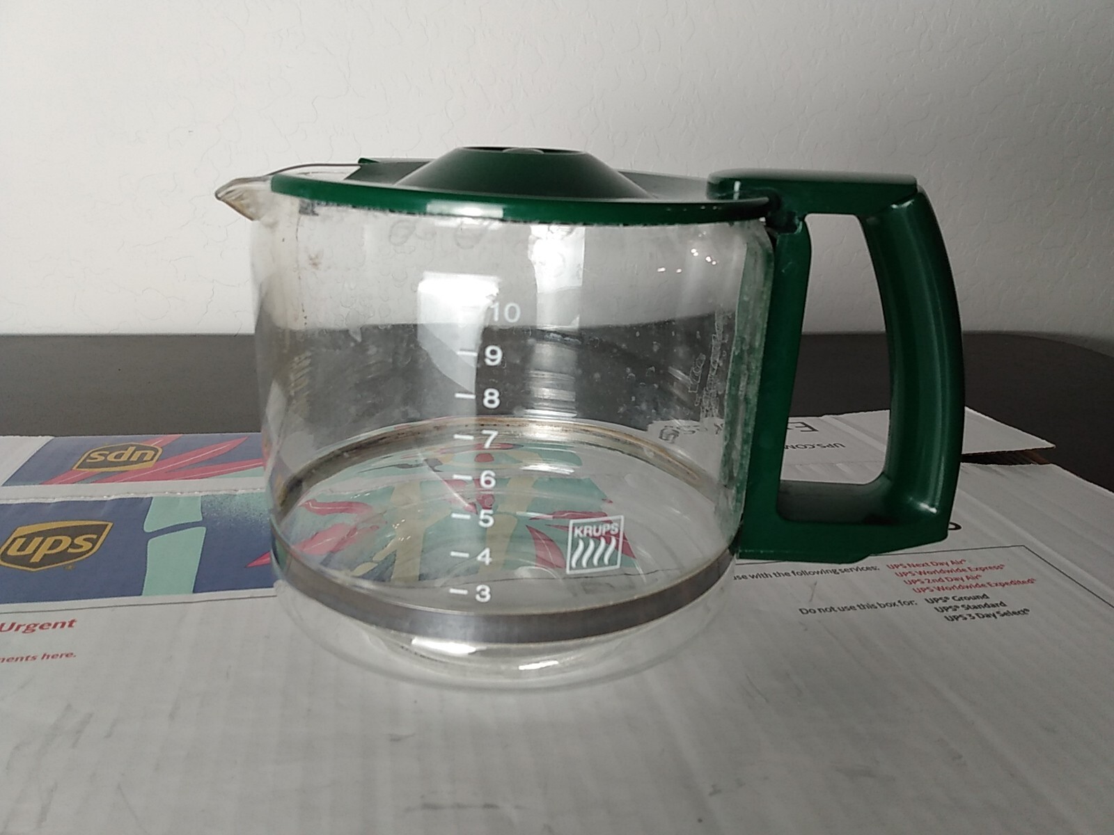 Gevalia Krups 10 Cup Coffee Pot Green Lid Replacement Carafe eBay