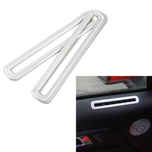 Silver Interior Door Air Outlet Conditioner Vent Cover Trim For Ford Image Is Loading Silver Interior Door Air Outlet Conditioner Vent Cover