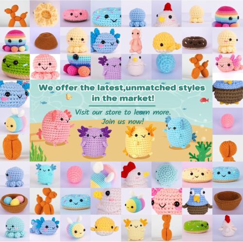 Crochet Kit for Beginners, Beginner Crochet Kit for Kids, Learn to Crochet - Picture 5 of 14