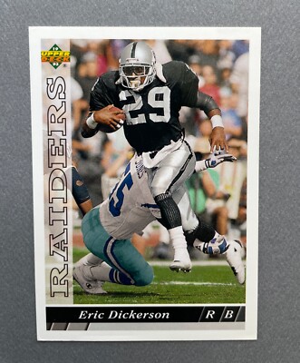 1993 Upper Deck Football Eric Dickerson #231 Los Angeles Raiders