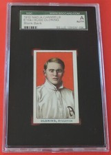 1910 NADJA CARAMELS E104-1 RUBE OLDRING BLANK BACK RARE 1ST SERIES RARE L@@K SGC