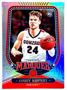 2021 Panini Chronicles Draft Picks #148 Corey Kispert Marquee RC Rookie Gonzaga