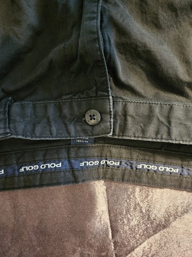 "Pantalones cortos Polo Jeans Ralph Lauren negros parche polo talla 40 8"" entrepierna" - Imagen 5 de 5