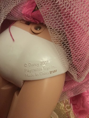 Disney 16" Princesses Aurora Sleeping Beauty Singing Doll 2007 Playmate - Picture 8 of 9