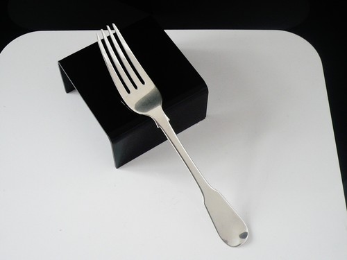 Scottish Provincial Silver Table Dinner Fork, James Erskine Aberdeen c.1800 - Picture 2 of 12