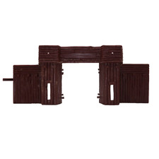 Aurora Attack On Fort Geronimo Playset Front Section Damaged Vintage 1977