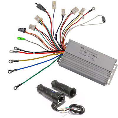 36v 800w DC Brushless Motor Speed Controller Throttle Grip E-Bike Scooter Gokart